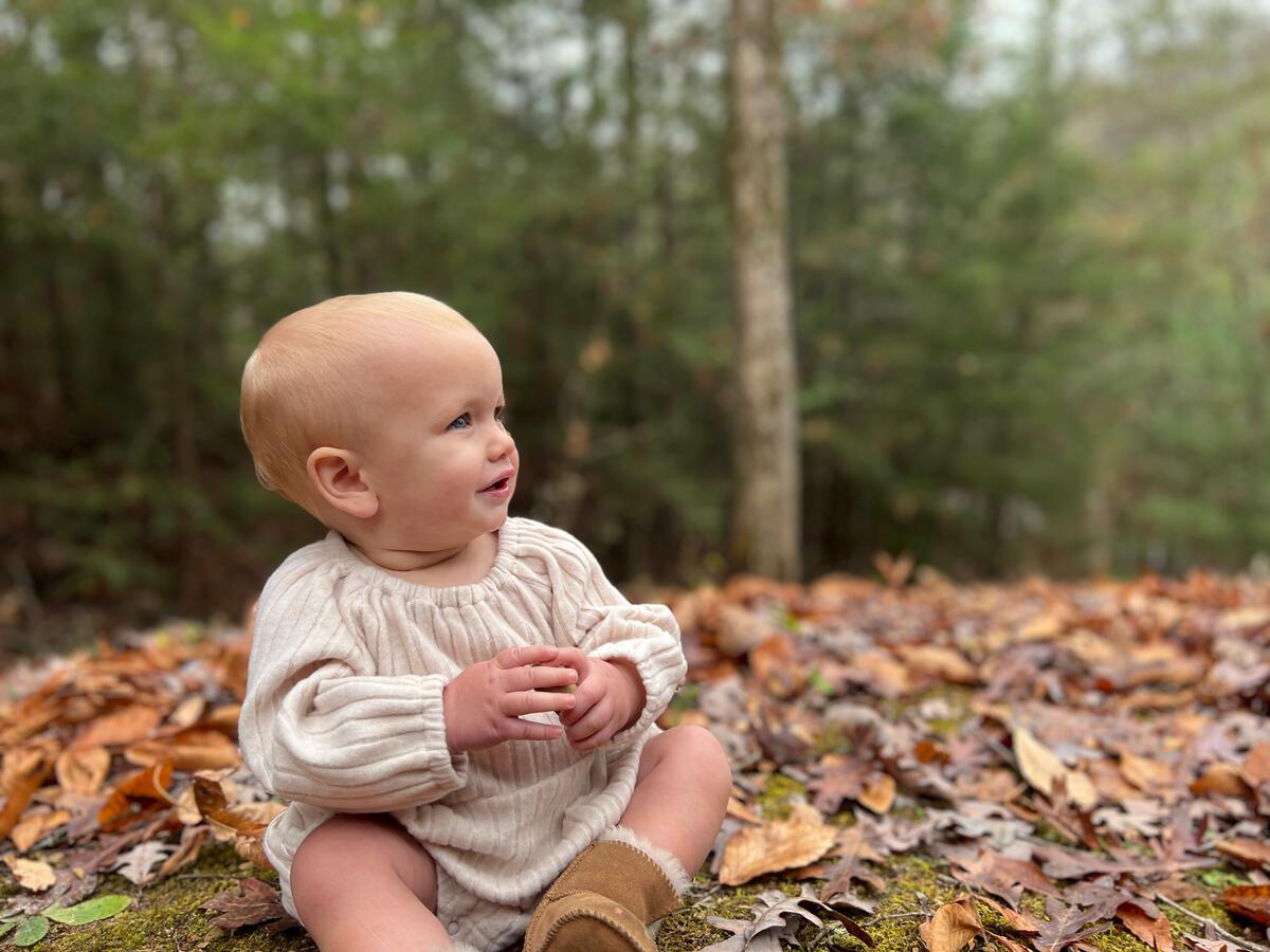 Vignette Daisy Bubble Bodysuit - Tan