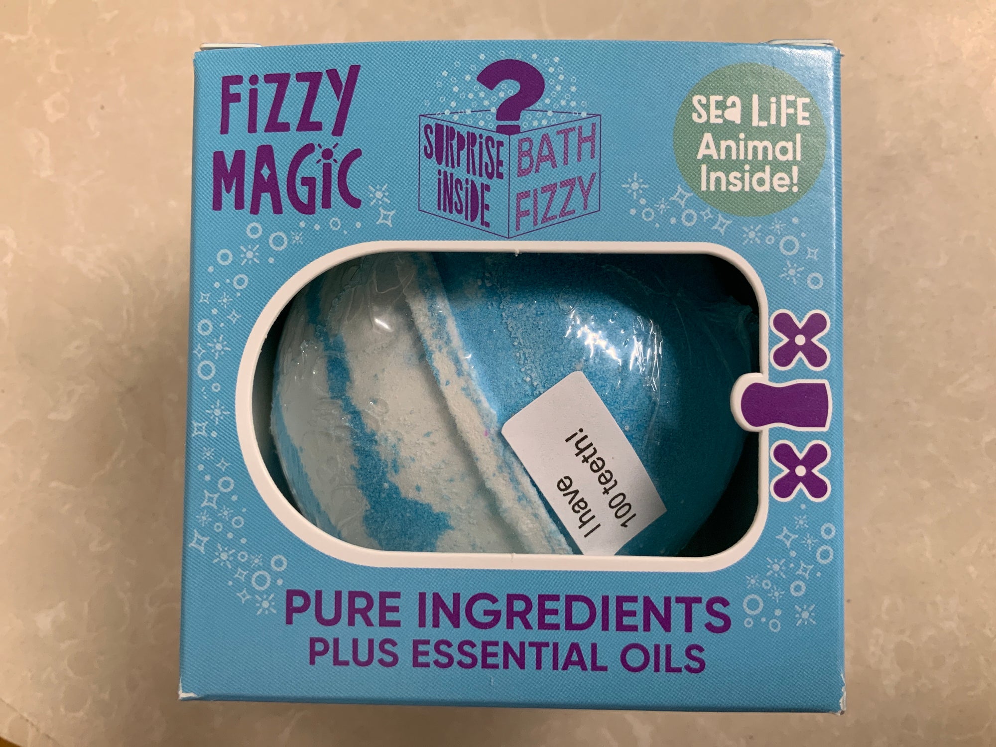 Fizzy Magic Bath Fizzy Surprise Bath Bomb: Sea Life