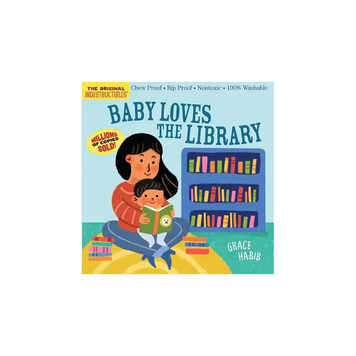 Indestructibles Books - Baby Loves The Library