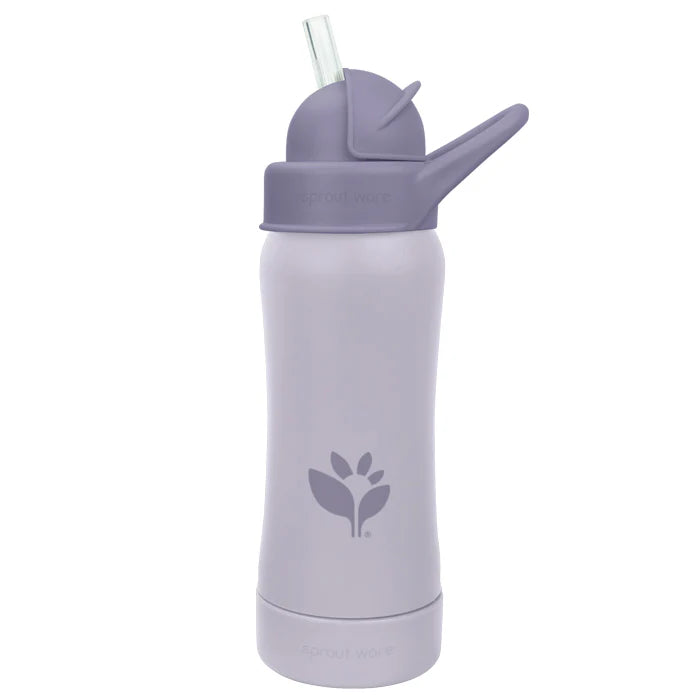 Green Sprouts - Sprout Ware Straw Bottle (Plum)