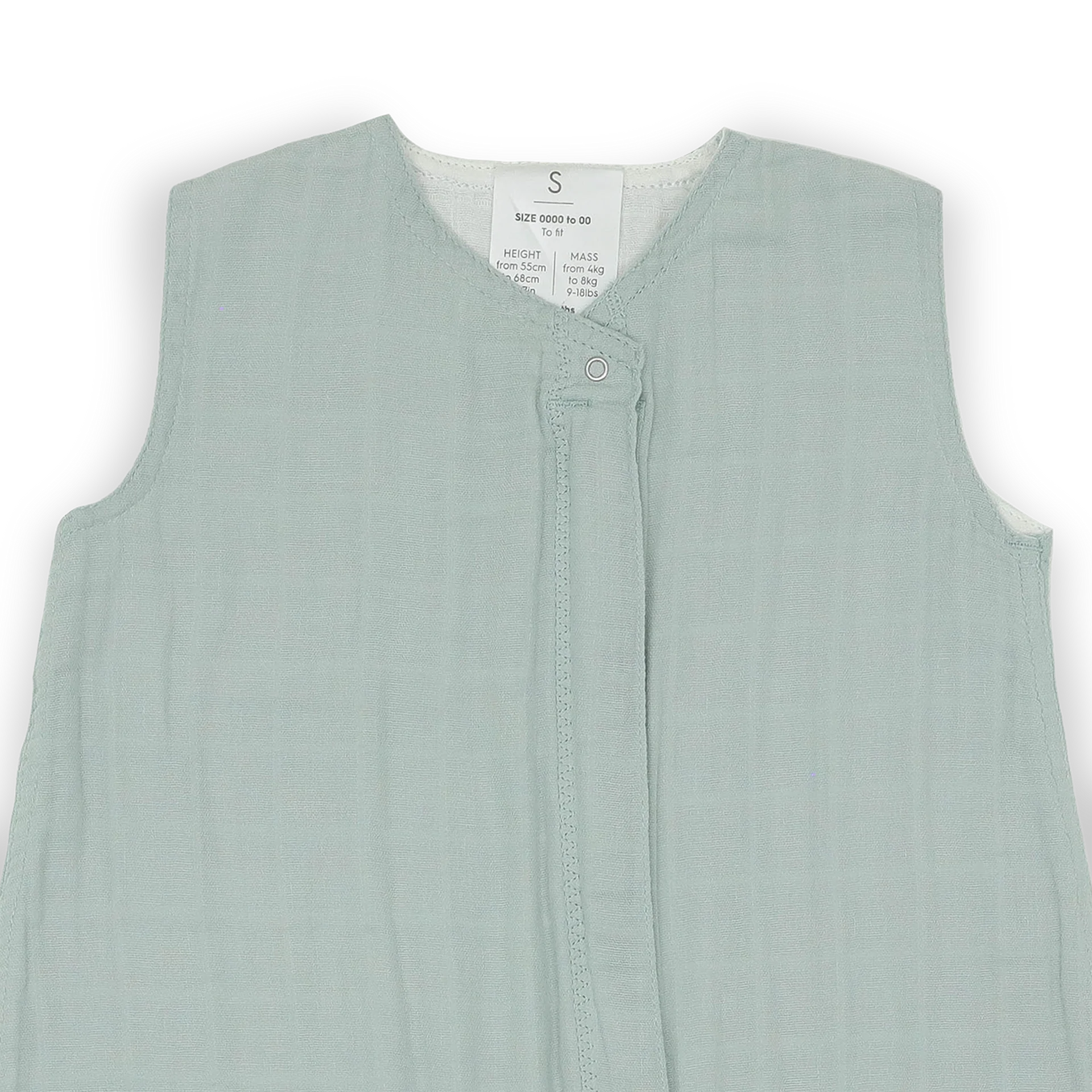 Little Unicorn Cotton Muslin Sleep Bag - Sea Salt