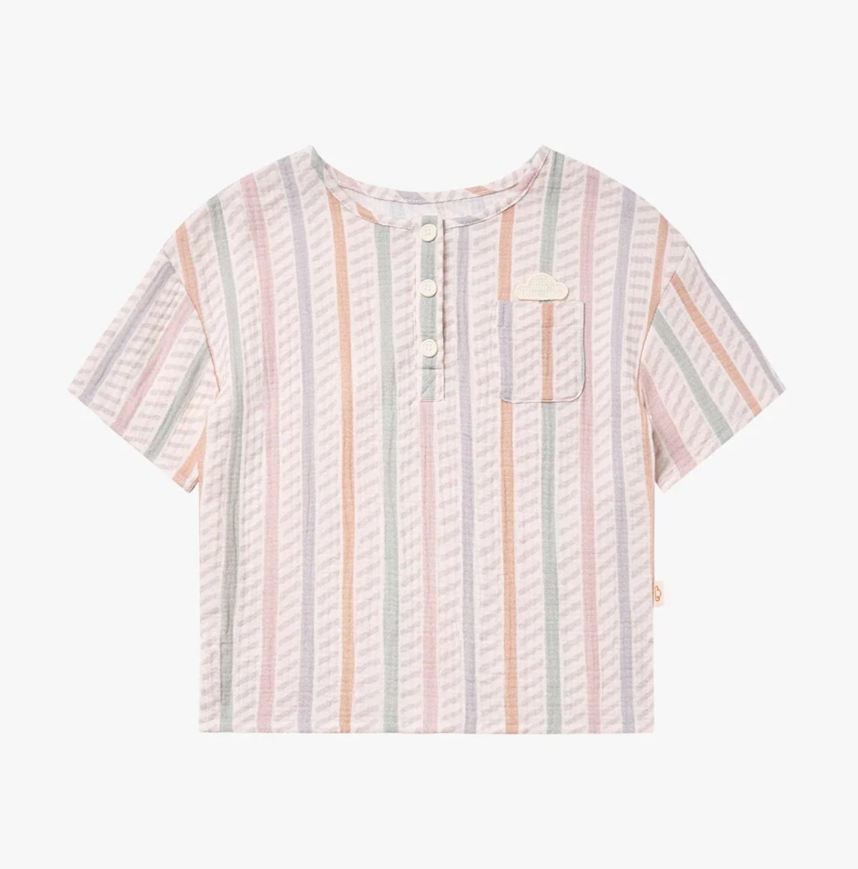 Petite Revery Shirt - Caramel Stripes