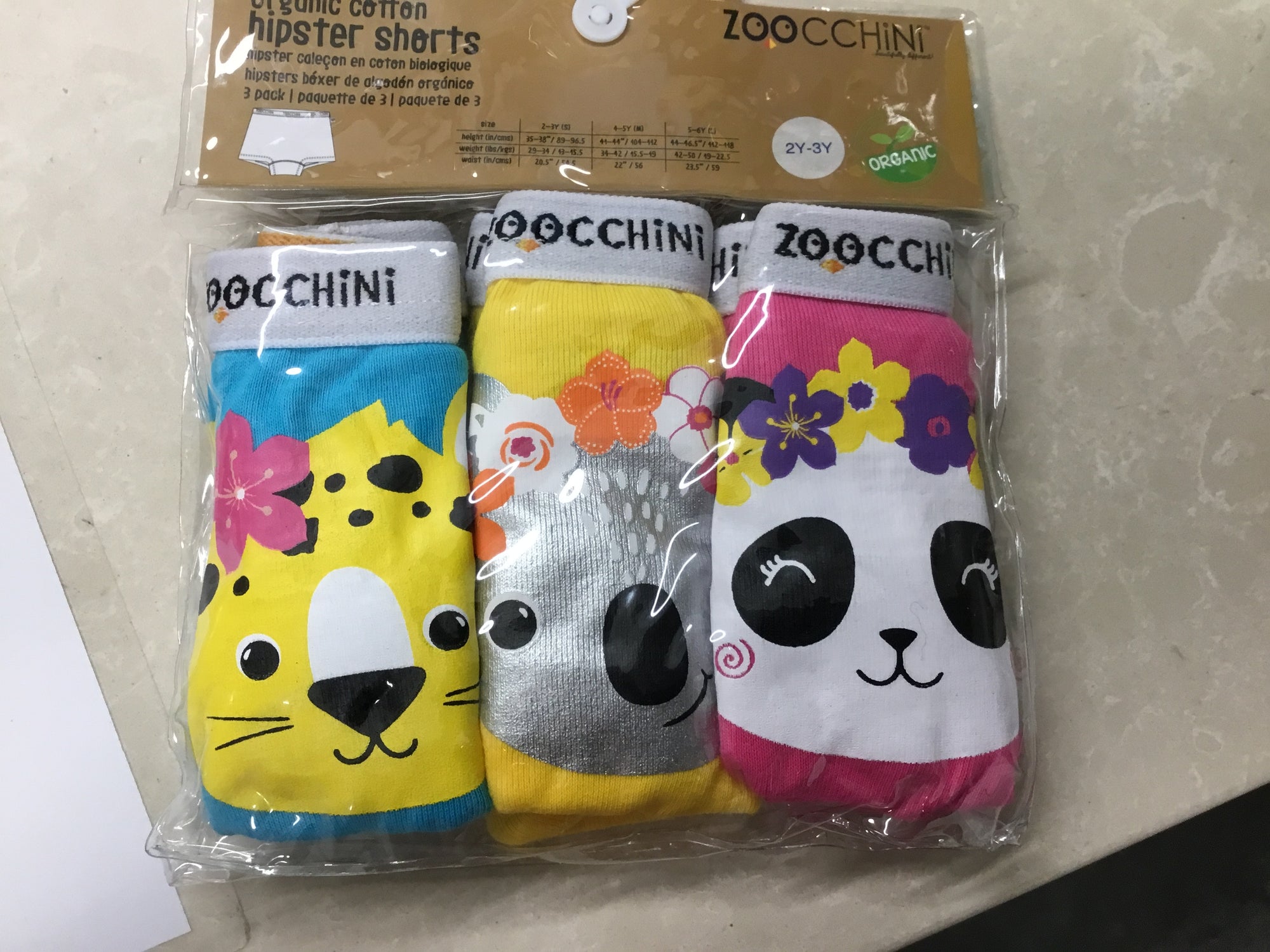 Zoocchini Flower Power organic hipster shorts