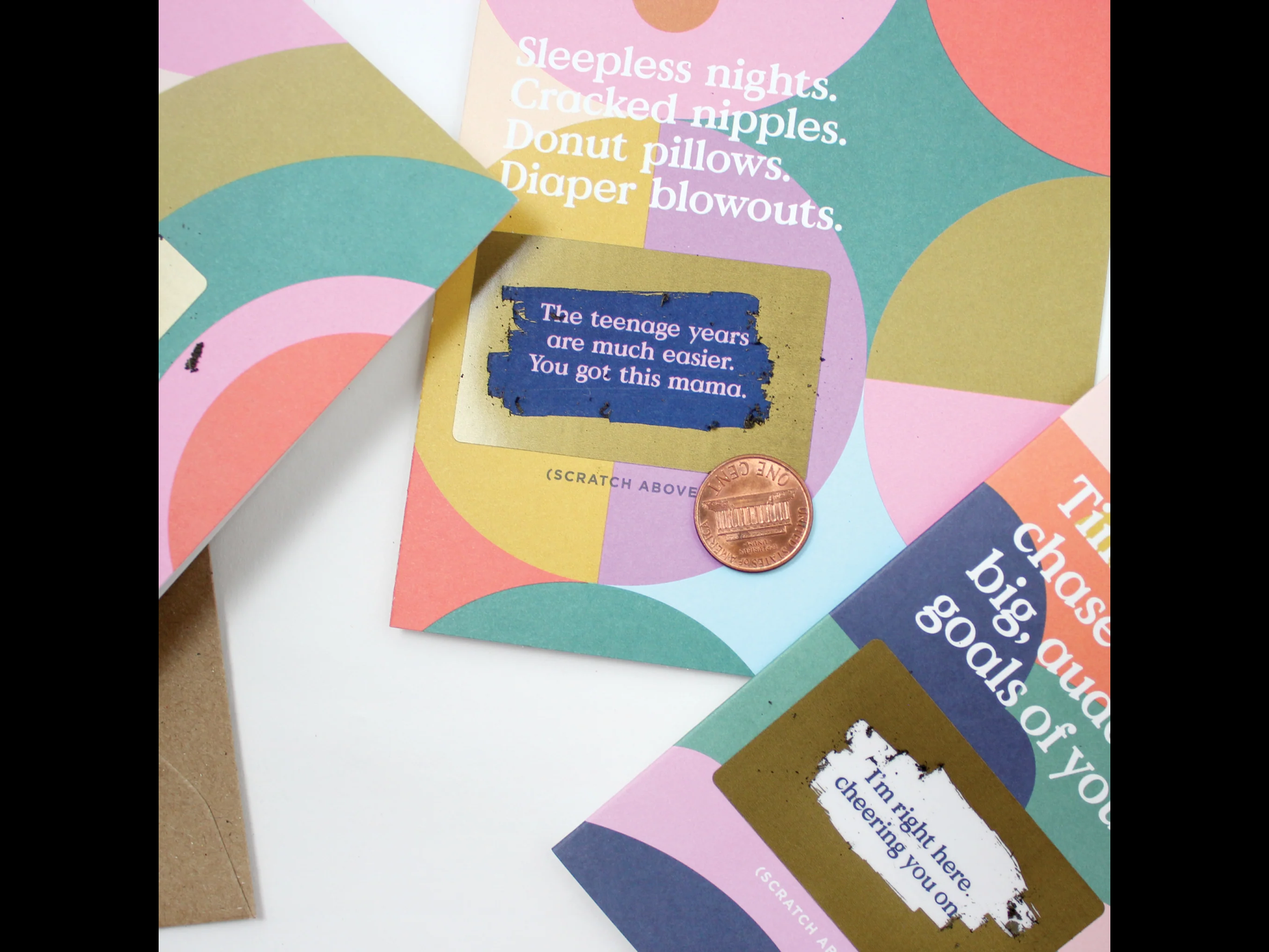 Inklings Sleepless Nights Scratch-off New Mom Card