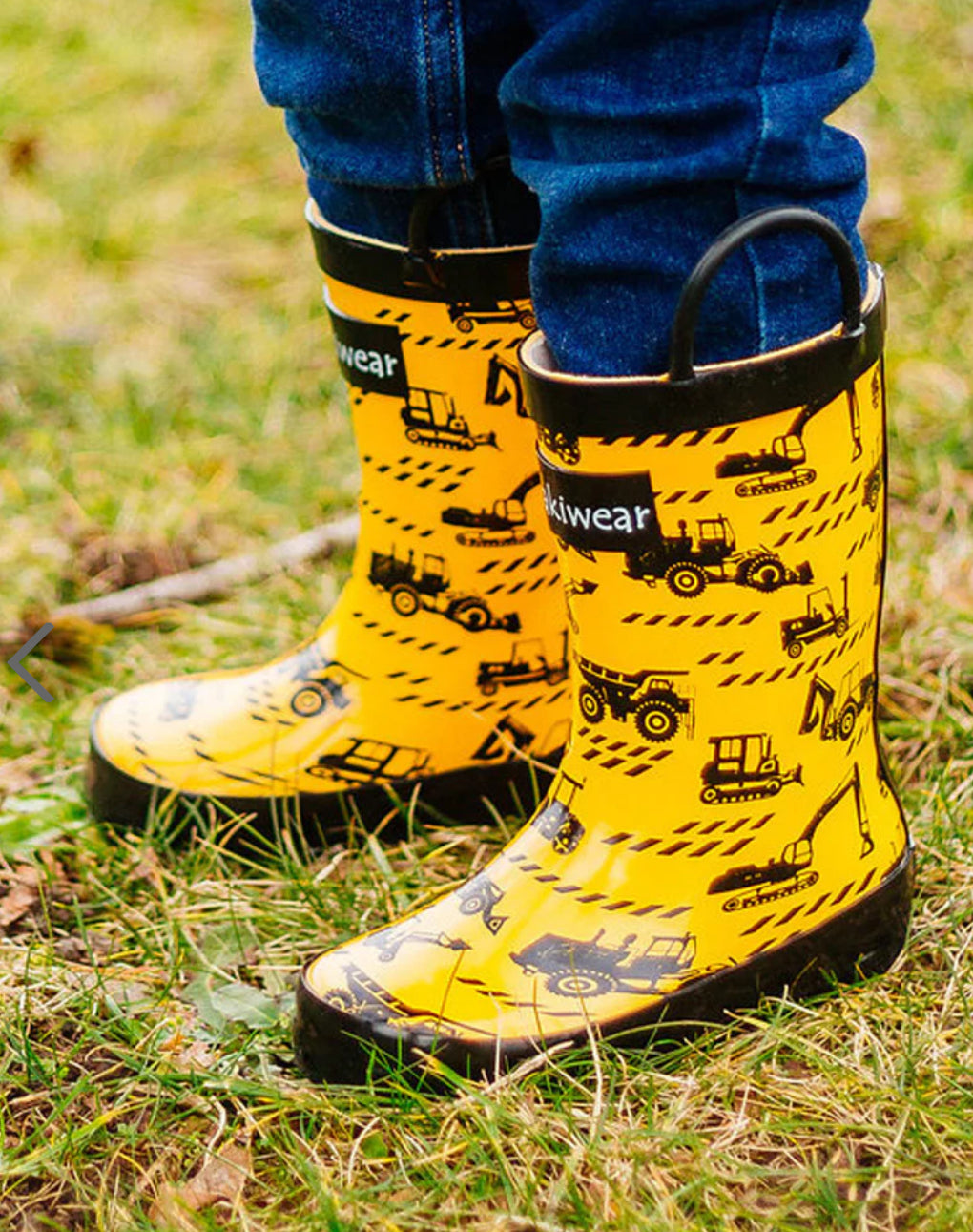 Oaki Loop Handle Boots - Construction Vehicles