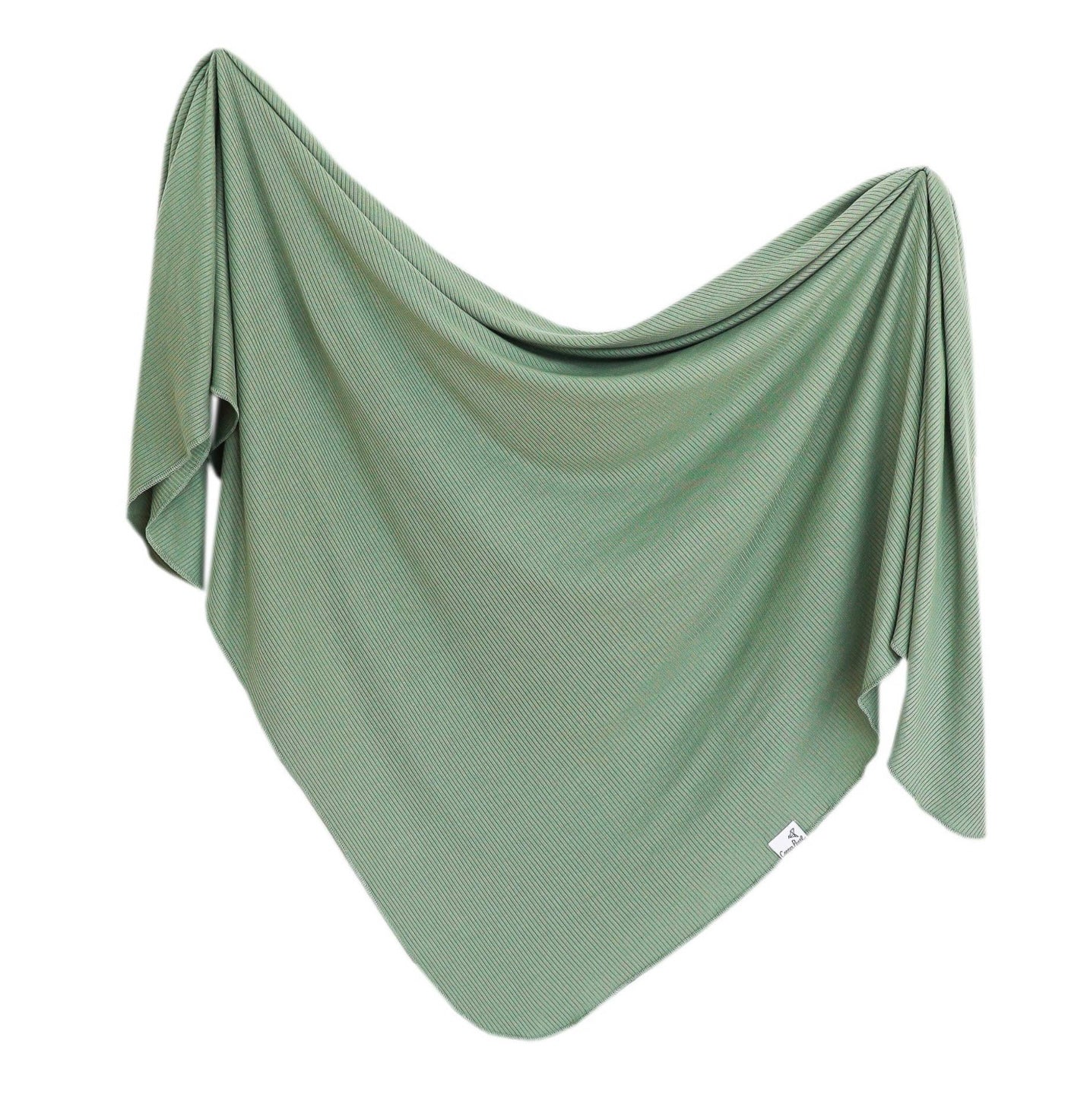 Copper Pearl Knit Swaddle Blanket - Clover
