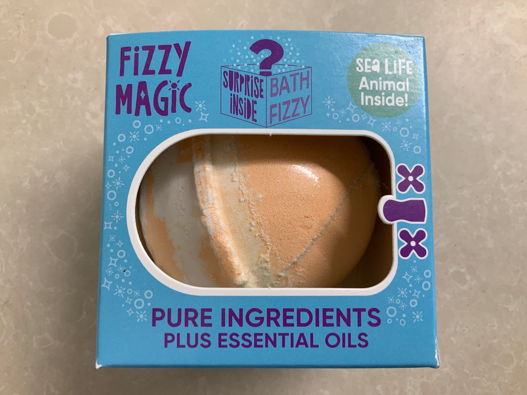 Fizzy Magic Bath Fizzy Surprise Bath Bomb: Sea Life