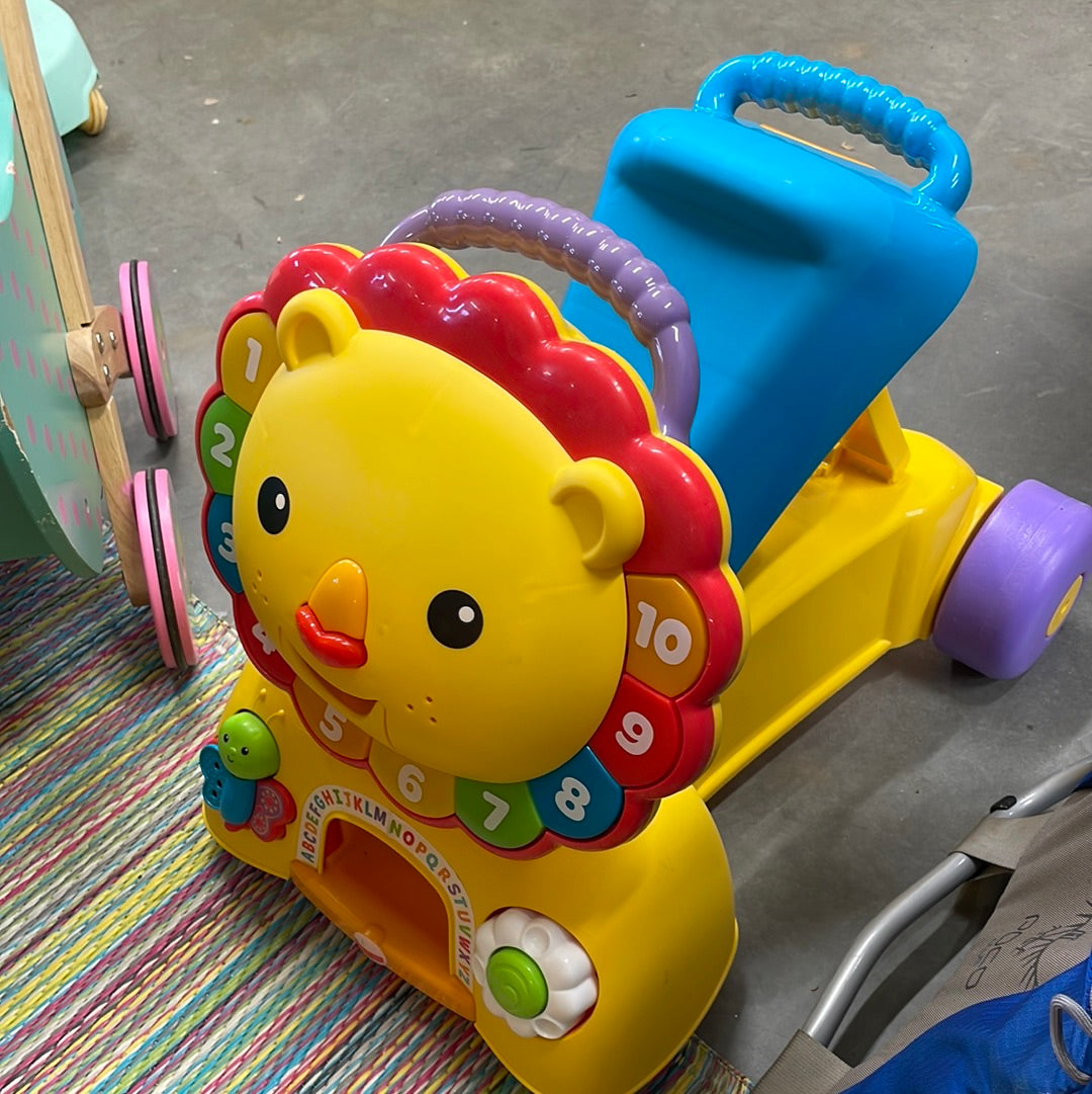 Fisher-Price 3-in-1 Sit, Stride & Ride Interactive Lion - Local Pick Up Only
