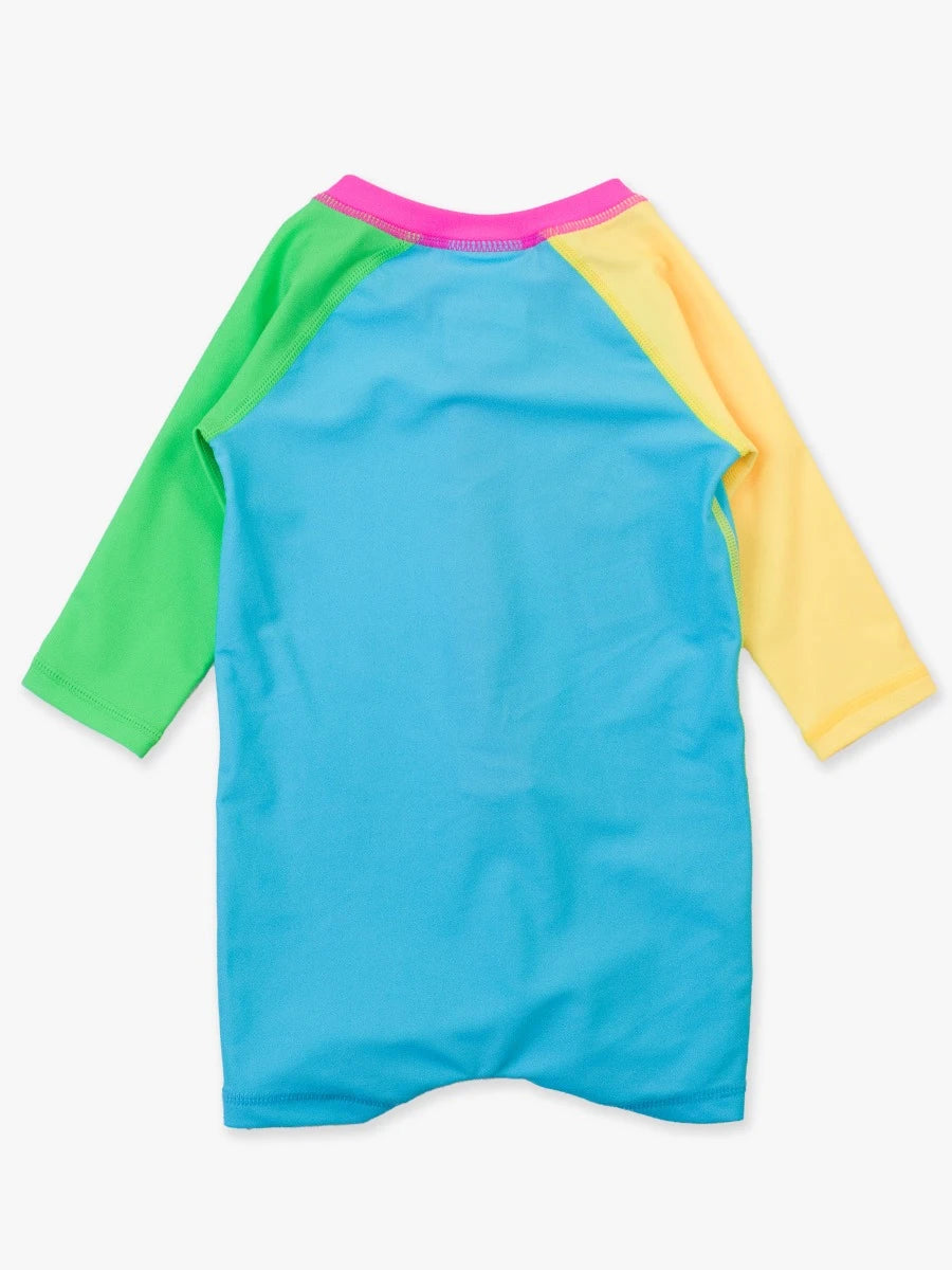 Ruffle Butts boys long sleeve one piece rash guard