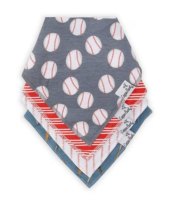Copper Pearl bandana bibs-Slugger