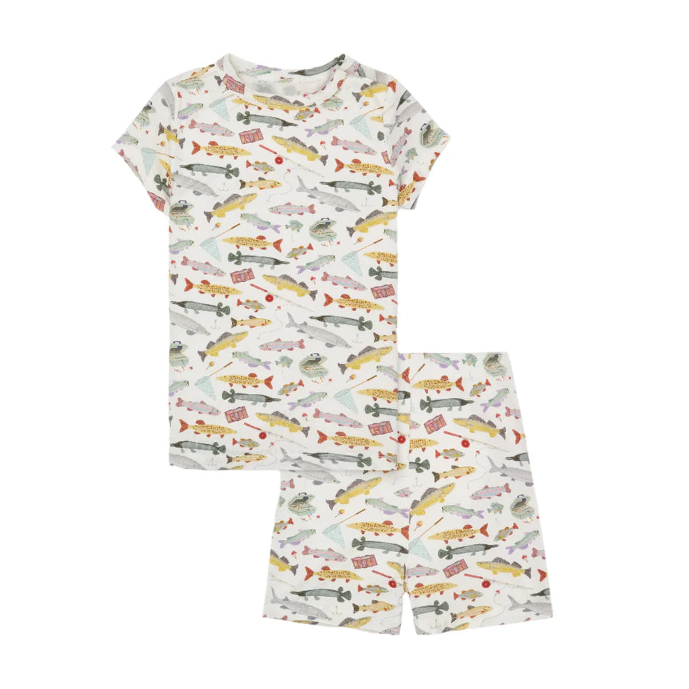 Magnetic Me Modal Magnetic Top and Shorts PJ Set- Reel Good Time