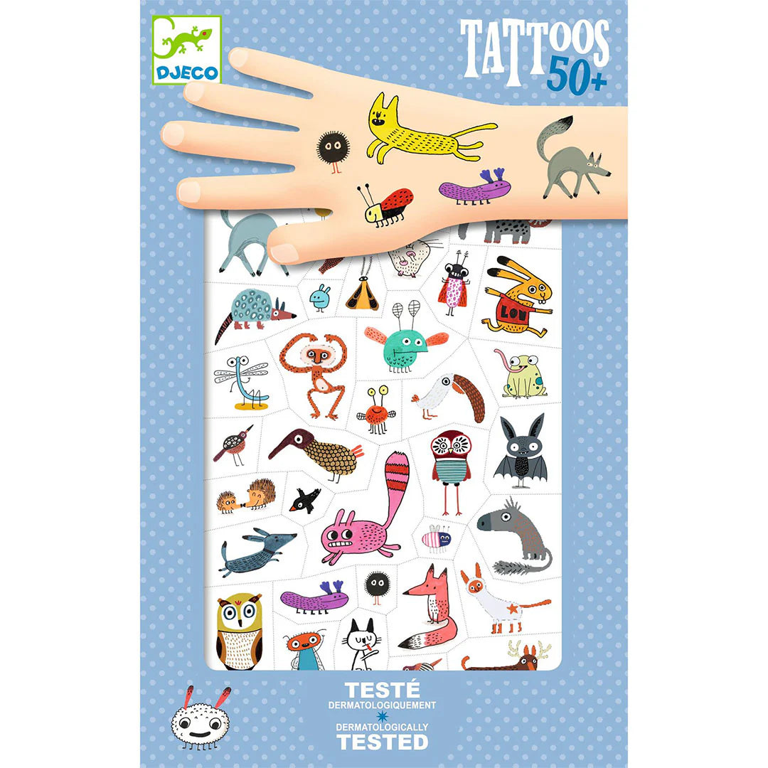 DJECO Temporary Tattoos - Little Critters