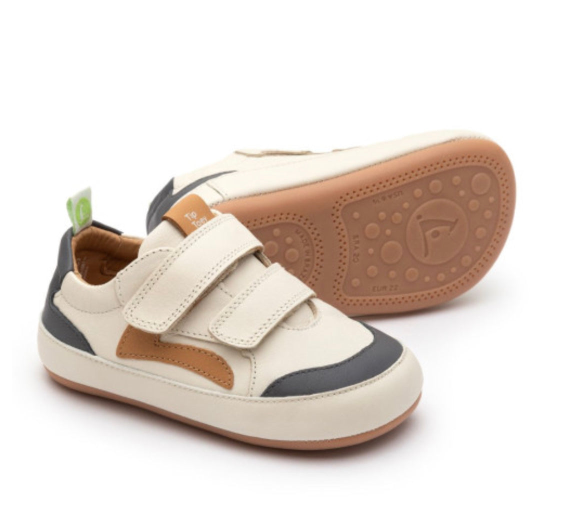 Tip Toey Joey Landy - Tapioca/Slate Blue/Hay