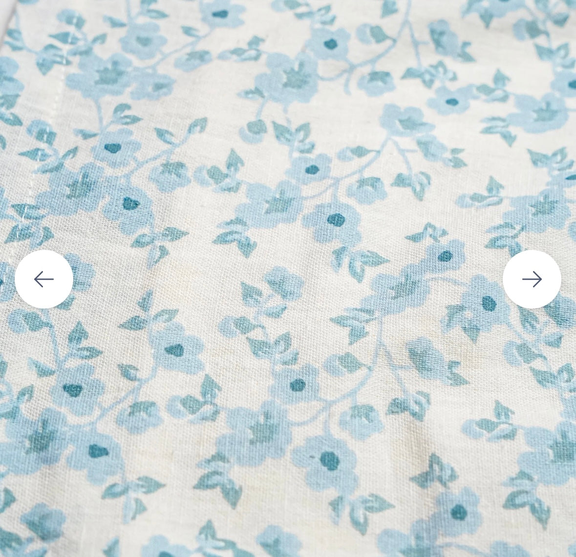 MakeMake Organic Scalloped Top & Bloomers Set - Blue Vines