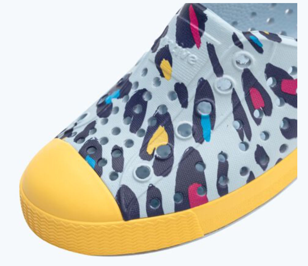 Native Jefferson Print - Air Blue/ Pineapple Yellow/ Animal Print