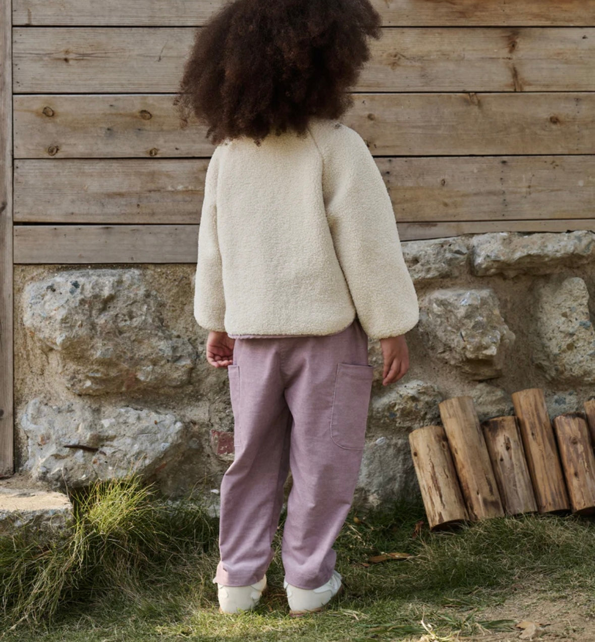 Petite Revery Corduroy Pants - Lilac Blush