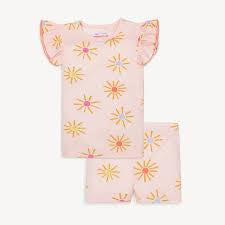 Magnetic Me Modal Magnetic Ruffle Top & Shorts PJ Set - Put On Your Sunnies