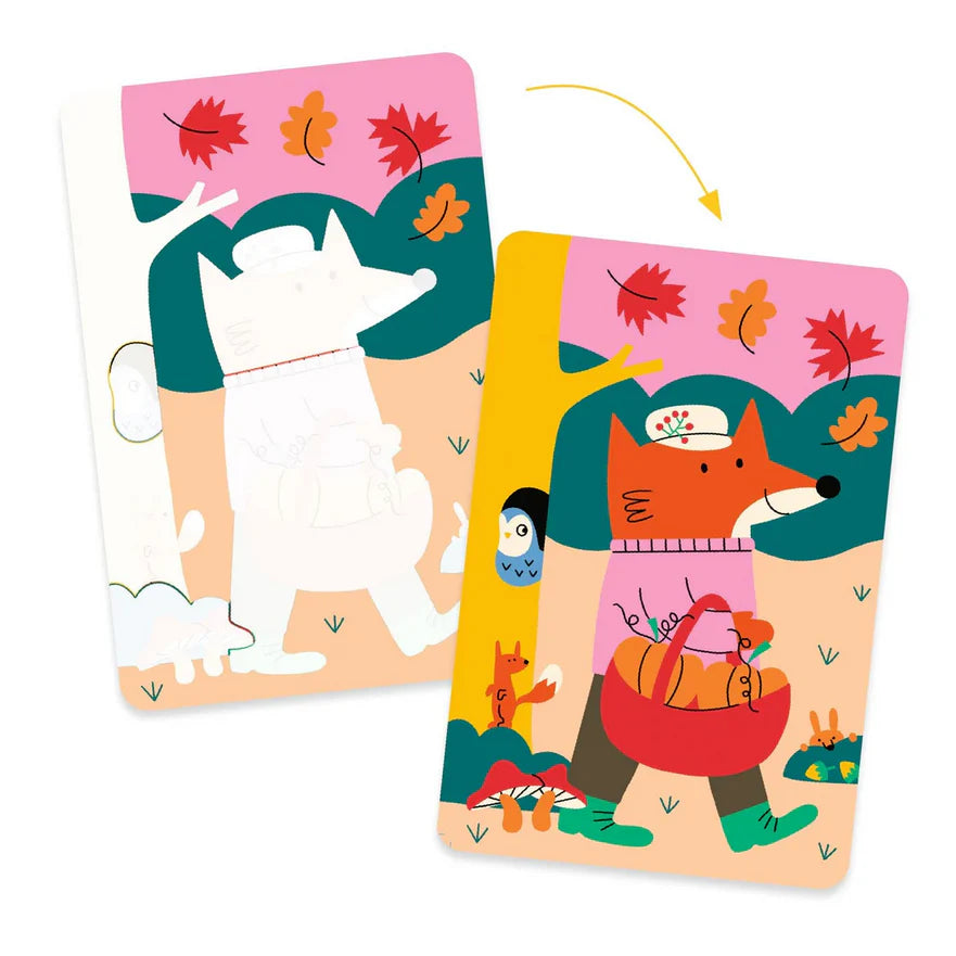 Djeco Magic Coloring - 4 Seasons