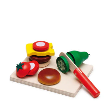 Erzi Wooden Cheeseburger Cutting Set