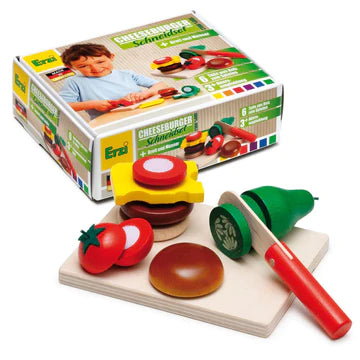 Erzi Wooden Cheeseburger Cutting Set