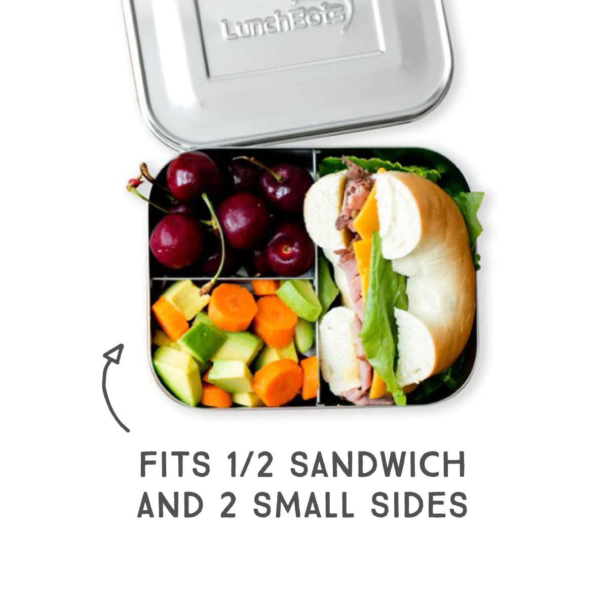 Lunchbots Trio Stainless Steel Lunch Container