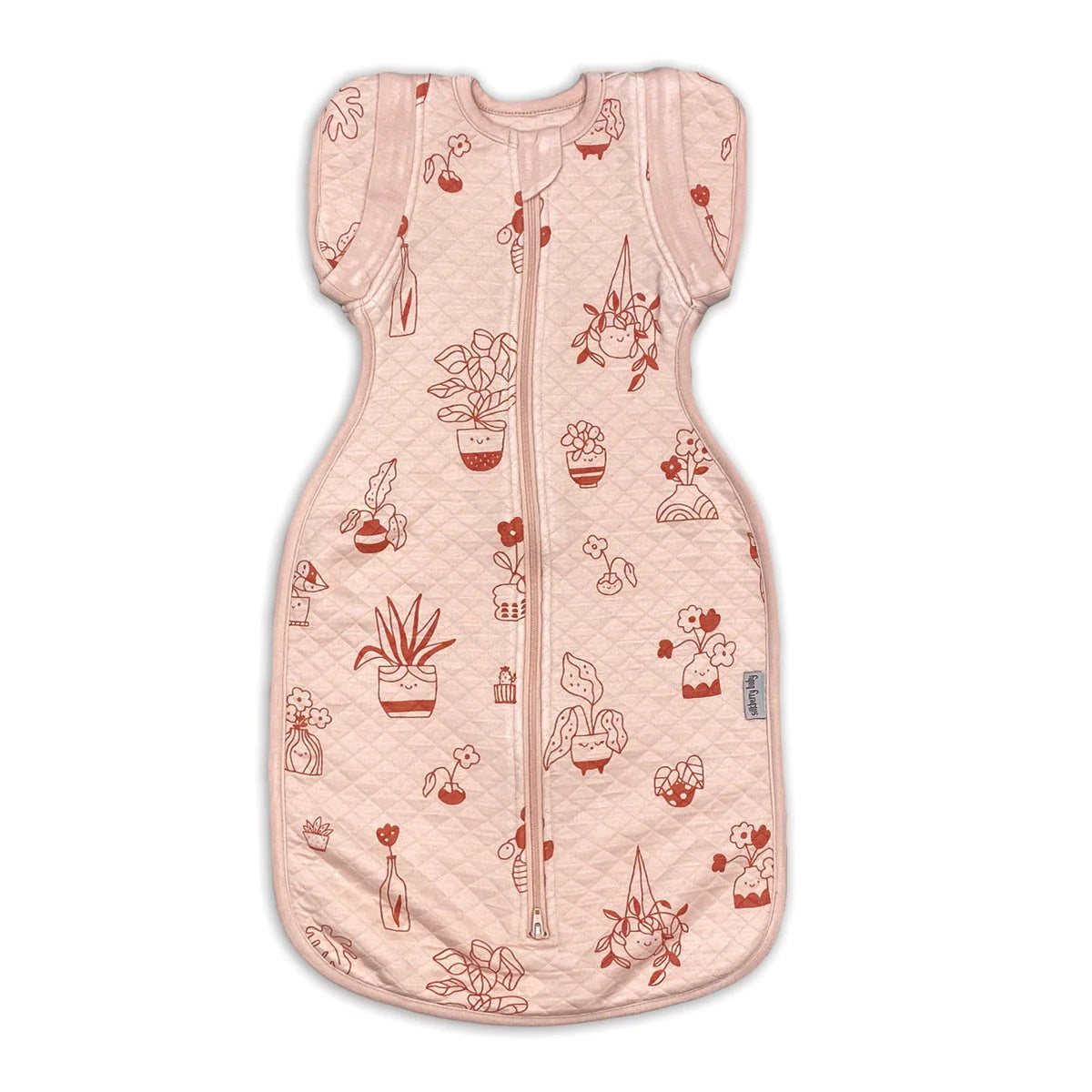 Silkberry Bamboo Newborn Cocoon Sack Plantastic Print