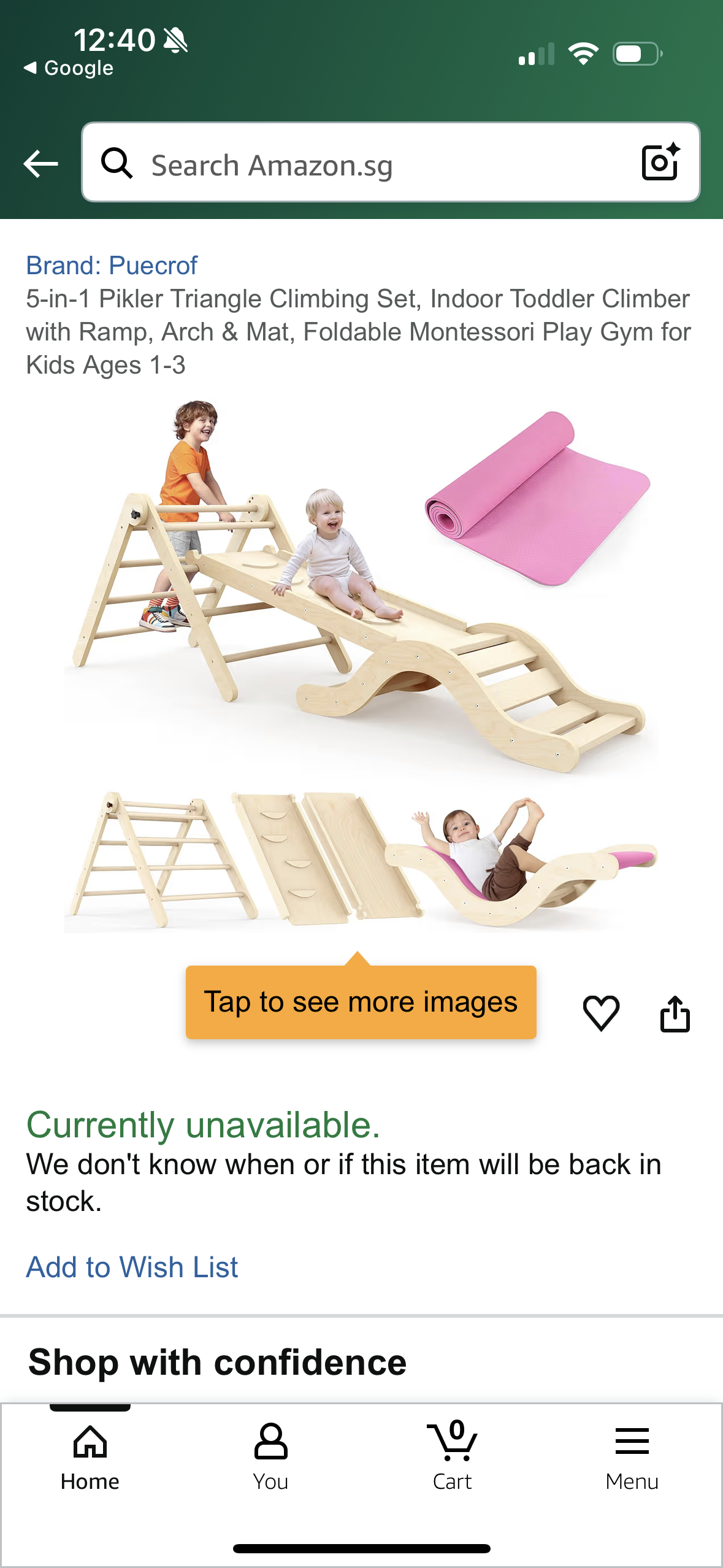 Resale 5-in-1 Pikler Triangle Climbing Set