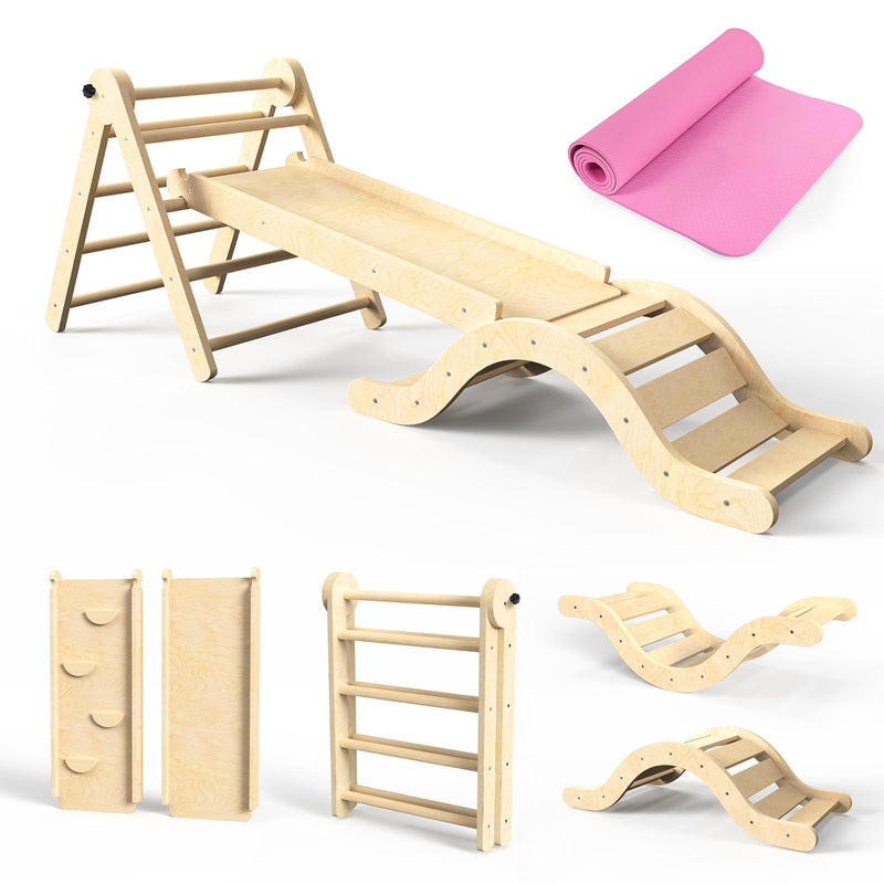 Resale 5-in-1 Pikler Triangle Climbing Set