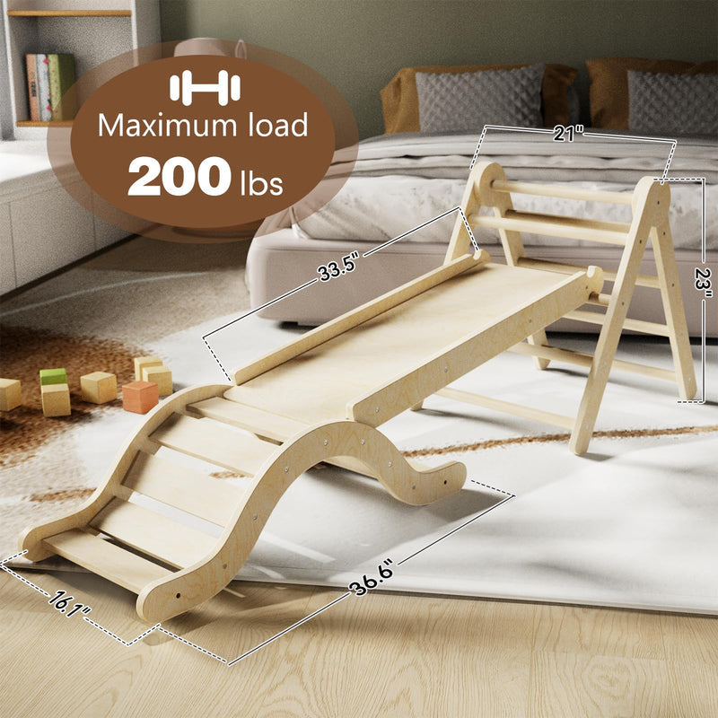 Resale 5-in-1 Pikler Triangle Climbing Set