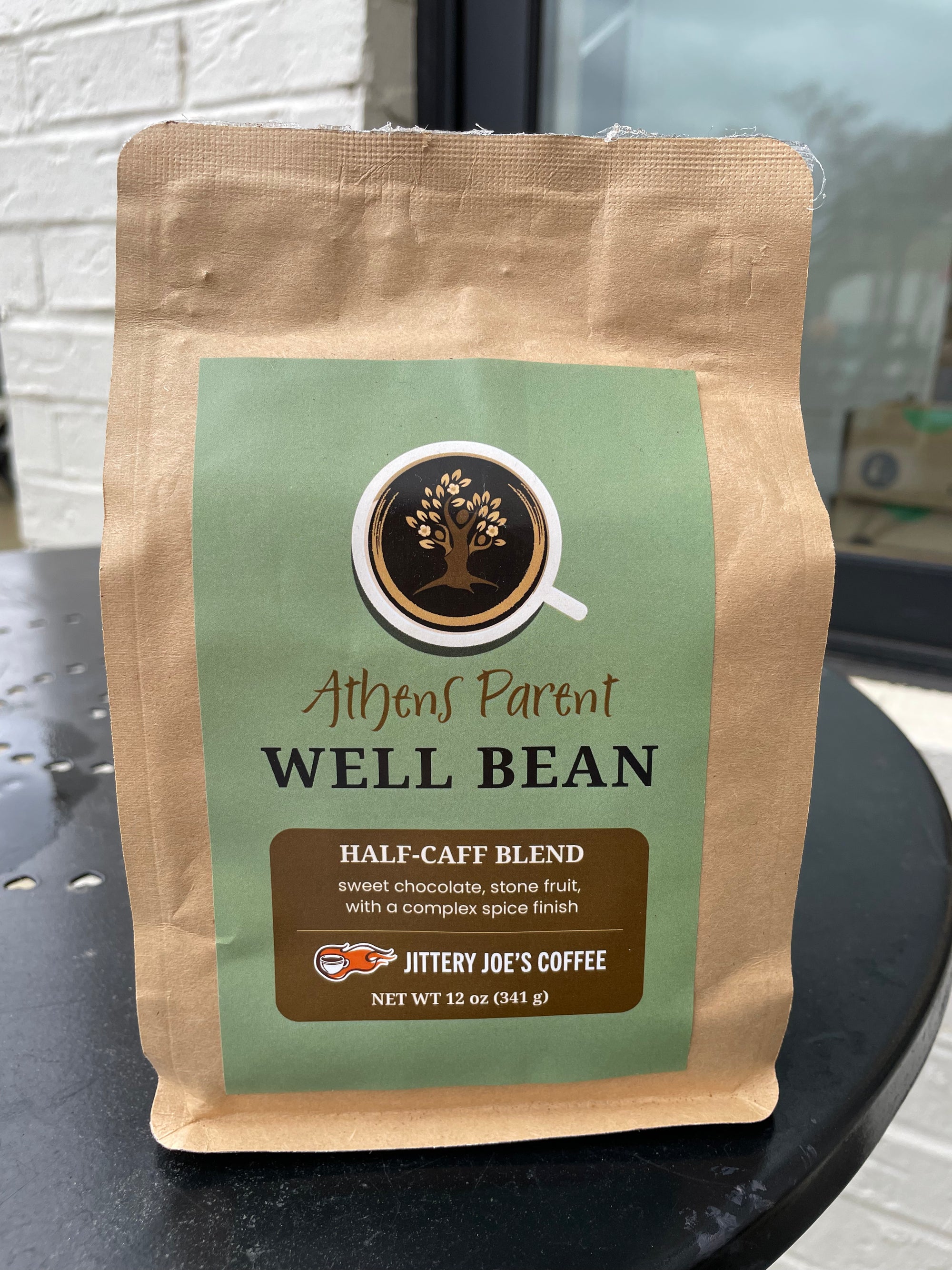 Athens Parent Well Bean Coffee - Half-Caff Blend 12 oz