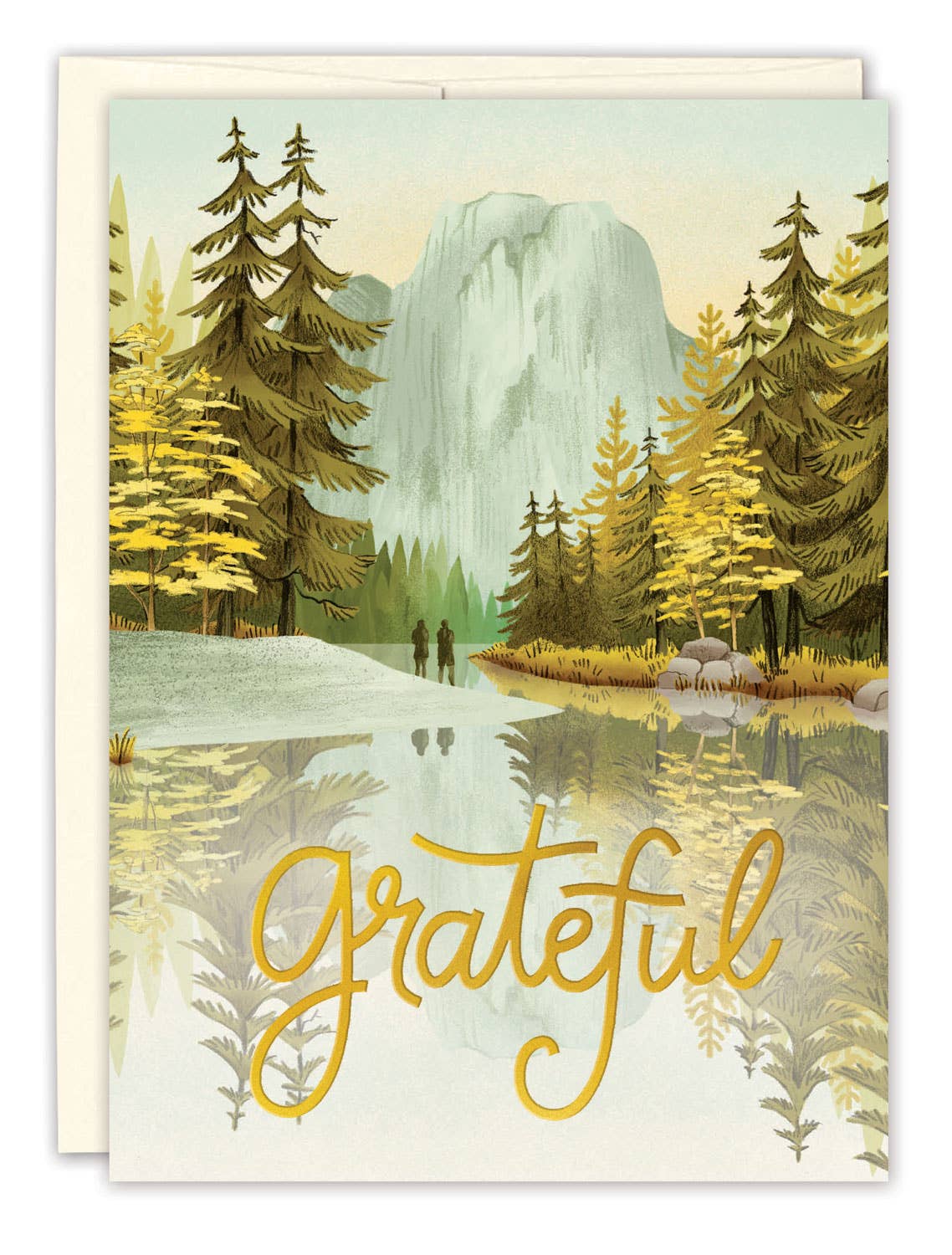 Grateful Landscape Thank You Card by Carrie Shryock
