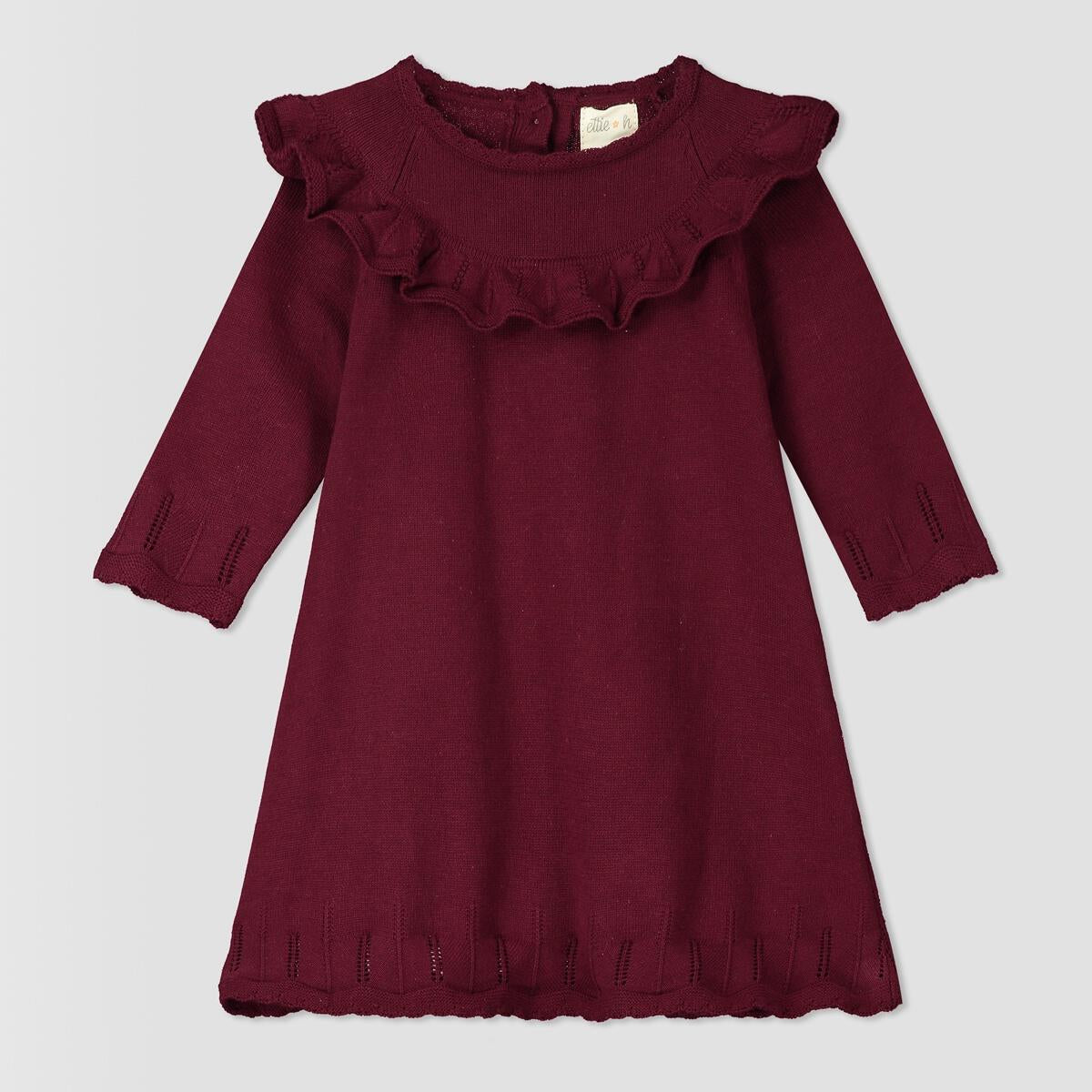 ettie + h Tressa Dress - Burgundy Knit