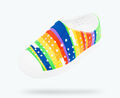 Native Jefferson - Shell White/Rainbow Multi Stripes