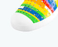 Native Jefferson - Shell White/Rainbow Multi Stripes