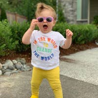 Roshambo Toddler Sunglasses - Glitter Lavender