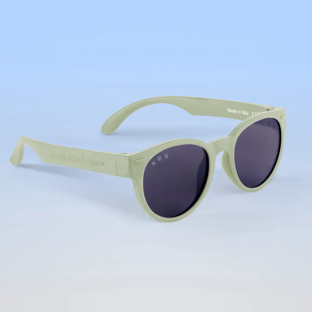 Roshambo Junior Sunglasses - Round / Sage Green