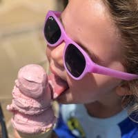 Roshambo Toddler Sunglasses - Glitter Lavender