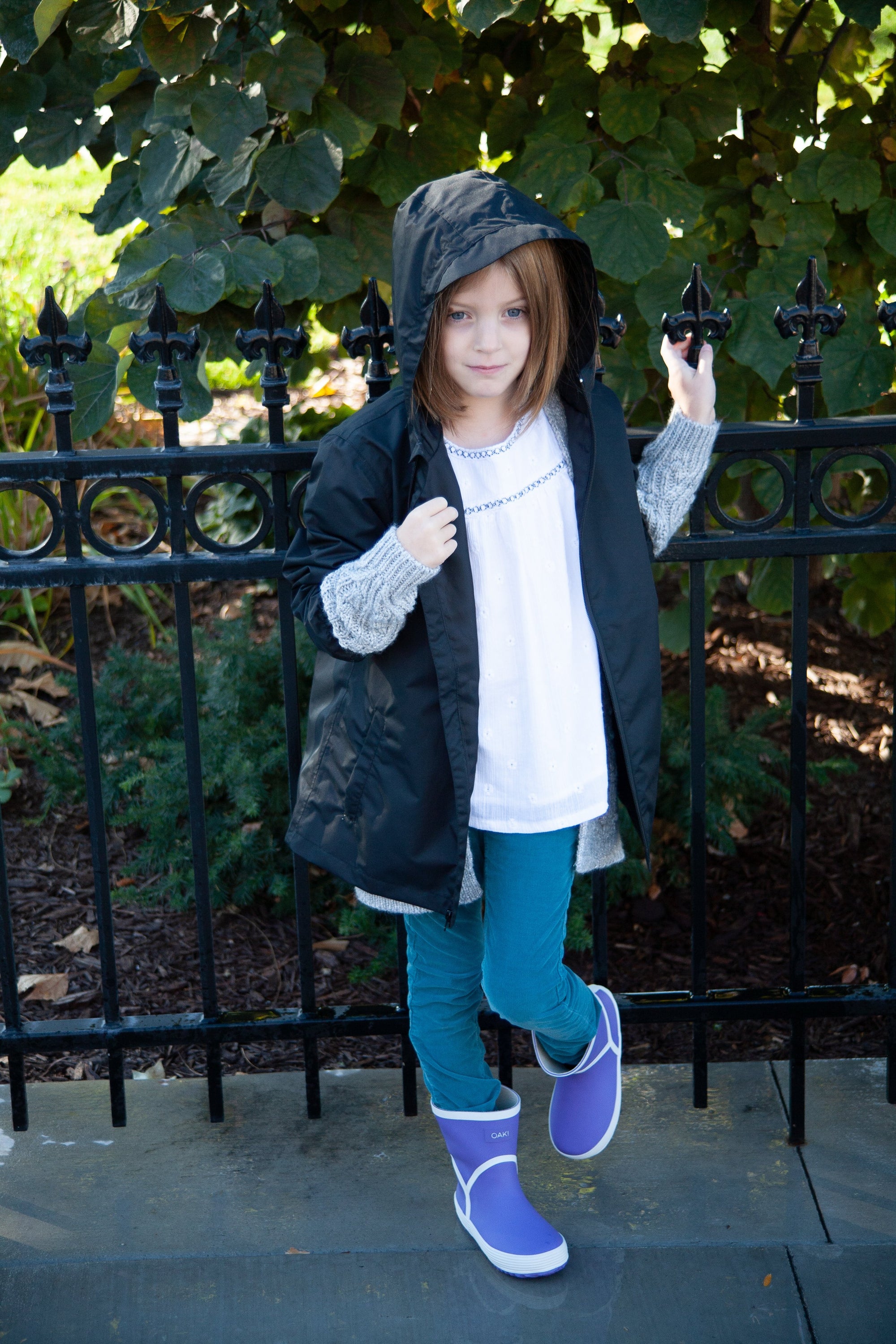 Oakiwear Euro Rain Boots - Purple