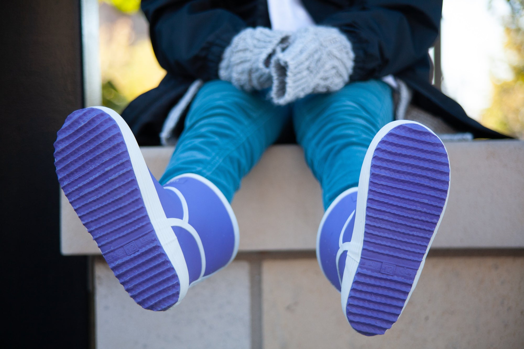 Oakiwear Euro Rain Boots - Purple