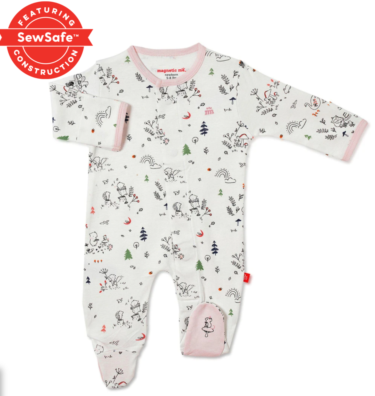 Magnetic Me A Friend in Me Organic Cotton Magnetic Footie