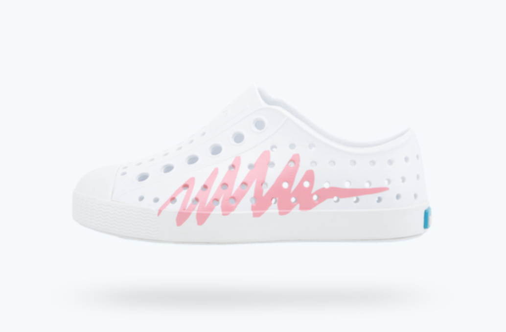 Native Jefferson Block - Popsicle Pink Scribble