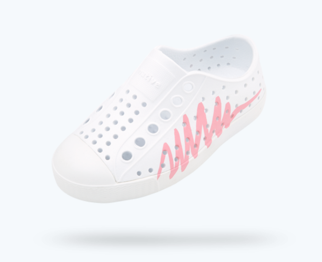 Native Jefferson Block - Popsicle Pink Scribble