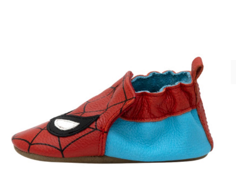 Robeez Spider-Man Red Soft Sole Shoes