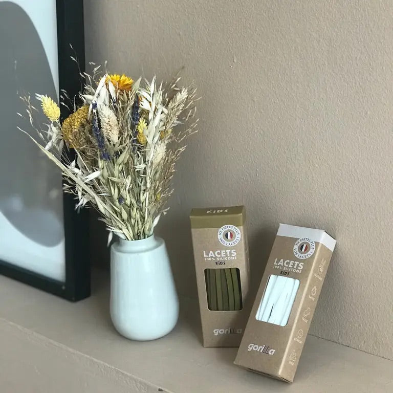 Gorilla Silicone Shoelaces - Kids