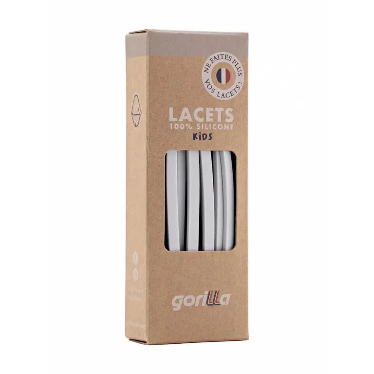 Gorilla Silicone Shoelaces - Kids