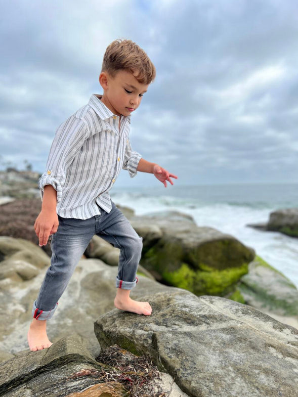 Me & Henry Mark Denim Jeans - Charcoal