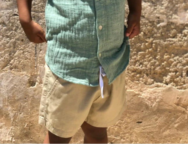 Me & Henry Hugo Shorts - Stone/Khaki