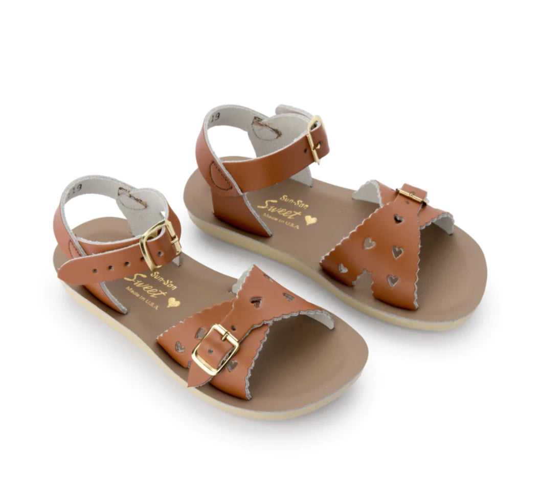 Salt Water Sandals Sweetheart in Tan, 1405