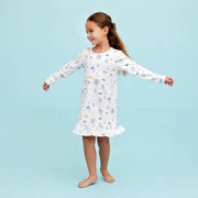 Noomie Cotton Dress - Happy Hanukkah