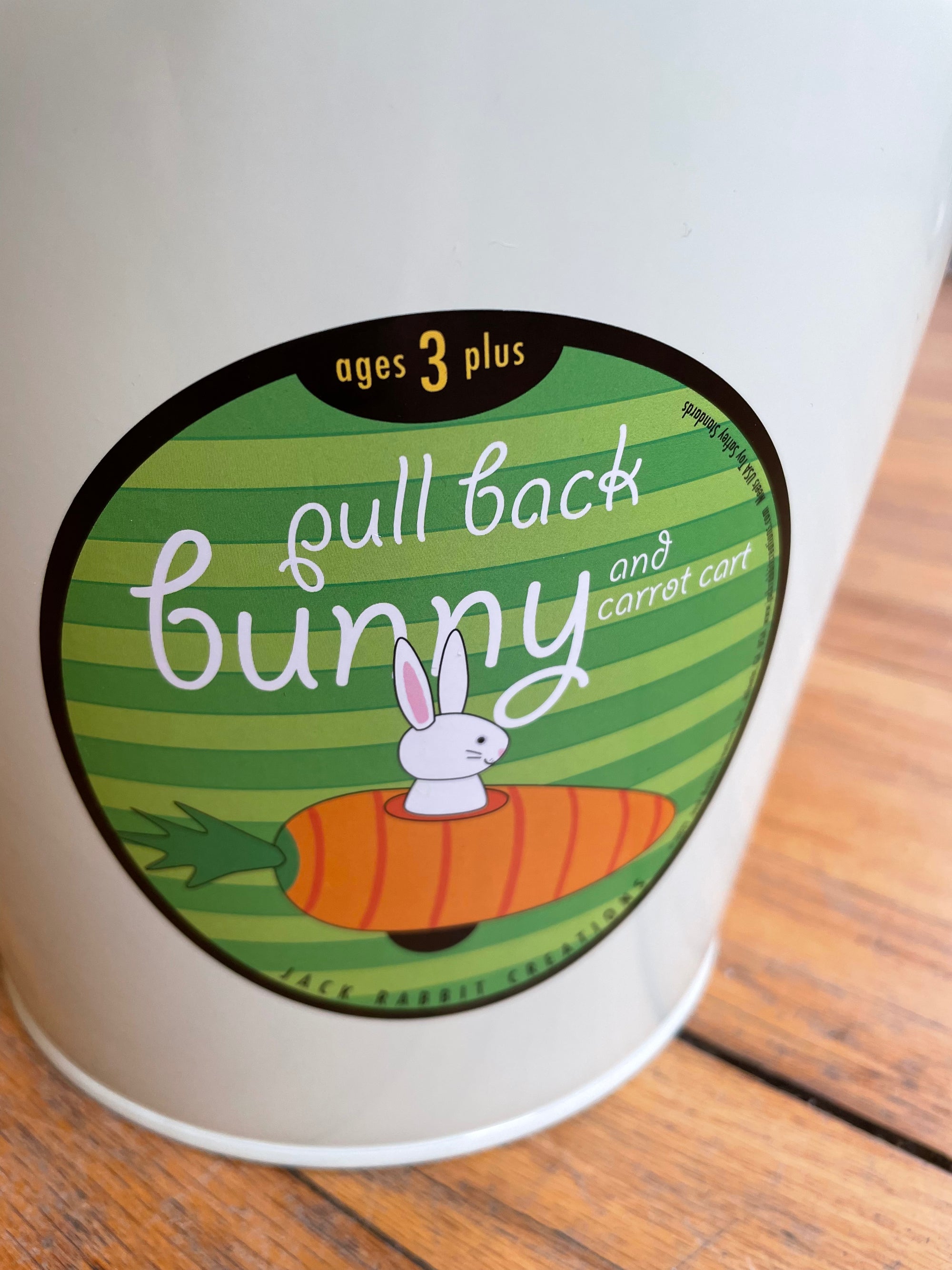 Pull-Back Bunny Carrot Racers